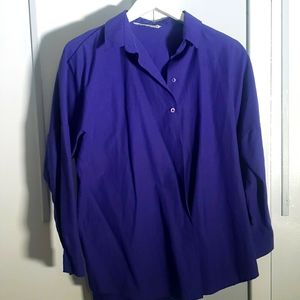 Purple button down shirt by Big Dart UK size 12